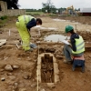 Medieval cist excavation